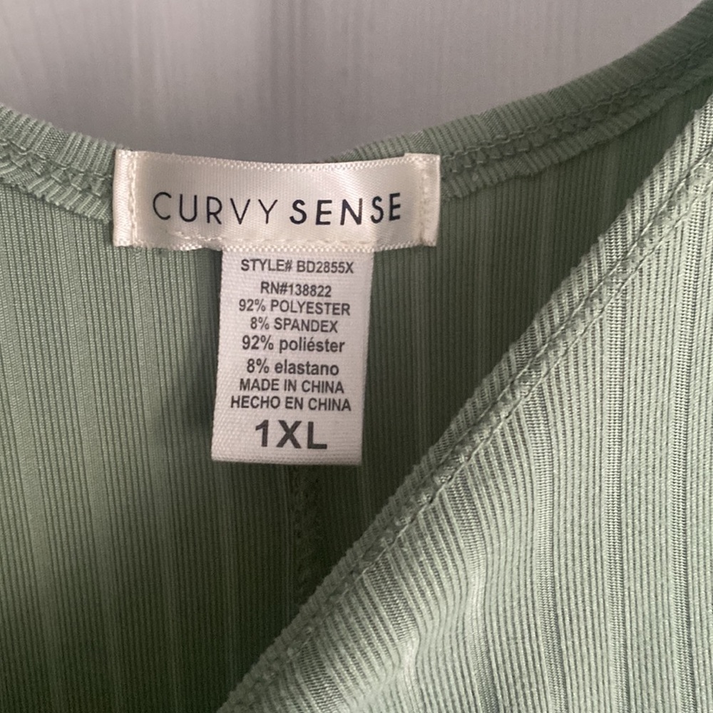 Curvy Sense | Ribbed Tank Dress - Picture 3 of 6